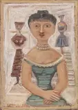 Massimo Campigli, Tre donne, 1955, oil on canvas