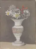 Giorgio Morandi, Fiori, 1947, oil on canvas