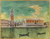 Venezia, Palazzo Ducale by Giorgio de Chirico, oil on canvas, offered May 2017