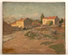 Niccolò Cannicci, Paesaggio con casolari