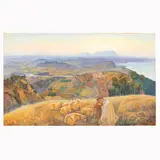 Tommaso Cascella, "Abruzzo Al Tramonto"
