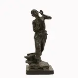 Costantino Barbella, Scultura in bronza "Fuoco e fumo"