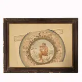 Basilio Cascella, Piatto con Dio Pan, lithograph tratta dall'Illustrazione Abruzzese Reclame della Centerbe dei F.lli Pascale di Popoli Nella lithograph