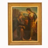 "La Samaritana al pozzo" by Lavinia Fontana, oil on canvas, offered Jun 2025