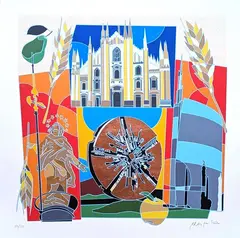 Ugo Nespolo, Milano