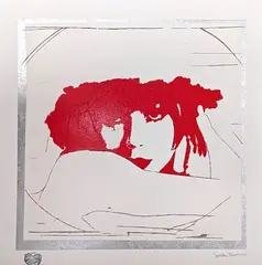 Doppio Liberty Rosso by Giosetta Fioroni, Esemplare XVIII/XXV Firmato a grafite in basso Timbro in basso a sinistra, offered Dec 2024