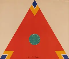 Hsiao Chin, Manifesto della mostra inaugurata presso Studio Marconi il 18 aprile 1967, 1967