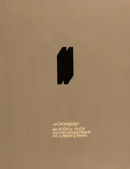 Giò Pomodoro, Manifesto della mostra tenutasi presso La Galleria dell'Ariete in Milano dal 15.06.1971 al 31.07.1971 [..], Si rilevano tracce di piegatura che non interferiscono con la complessiva integrità dell'articolo