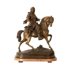 Alfred Barye, Il ritorno di un cavaliere arabo da una battuta di caccia