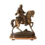 Alfred Barye, Il ritorno di un cavaliere arabo da una battuta di caccia