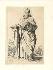 Jacques Callot, Lotto di sei incisioni, 1) San Paolo