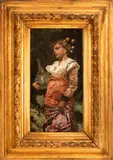Francesco Paolo Michetti, Ritratto di Nunziata Cermignani in Michetti