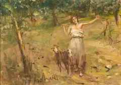 Il ritorno della pastora by Francesco Paolo Michetti, offered Sep 2024