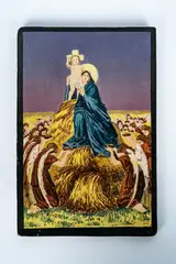 Placca in maiolica raffigurante "Madonna del grano" by Basilio Cascella, offered Jun 2024