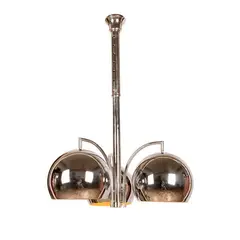 Goffredo Reggiani, Ceiling lamp with three lights, cm 97x20