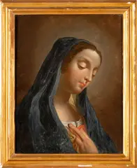 Madonna annunciata by Giuseppe Bernardino Bison, offered Aug 2023