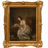 Jean-Baptiste Greuze, Lo specchio rotto