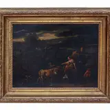 Nicolaes Pieterszoon Berchem, Paesaggio con pastorella e armenti