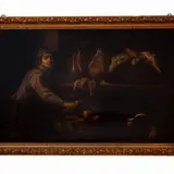 Giacomo Francesco Cipper, Il banco del pesce, oil on canvas