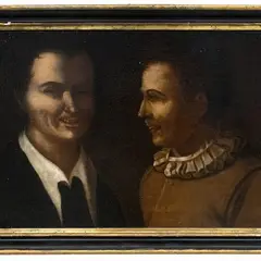 Annibale Carracci, Ragazzi che ridono, oil on canvas