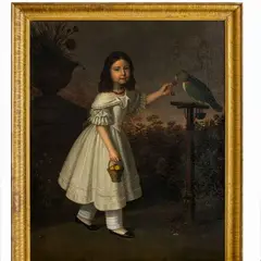 Giuseppe Patania, Bambina con pappagallo