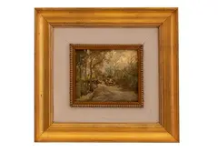 Paesaggio con carrozza by Attilio Pratella, offered Jul 2023