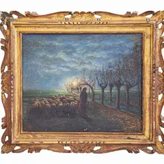 Gaetano Previati, Il rientro del gregge