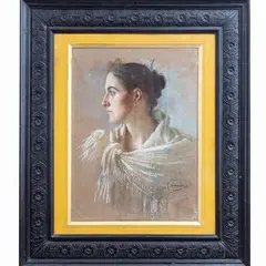 Ettore Ximenes, Ritratto di giovane donna