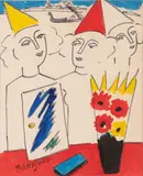 Sante Monachesi, Tre figure