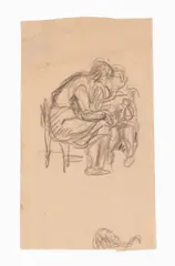 Toilette del mattino by Ardengo Soffici, In alto timbro a secco della Raccolta Soffici, offered Oct 2022