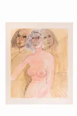 Figure femminili by Bruno Cassinari, offered Oct 2022