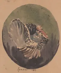 Tacchino by Armando Spadini, 1907, offered Oct 2022