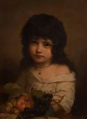Theodor van der Beek, Fanciulla con uva e melograni
