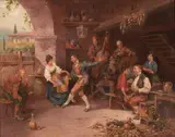 Giovanni Lessi, In osteria