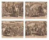 Antonio Tempesta, Quattro episodi della guerra fra Batavi e Romani