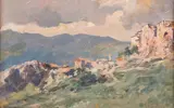 Pio Joris, Veduta di paesaggio montano