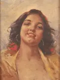Francesco Galante, Dipinto raffigurante fanciulla