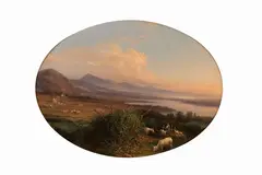 Filippo Palizzi, Stagno dopo la pioggia, 1875
