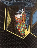 Pippo Oriani, Arlecchino con chitarra