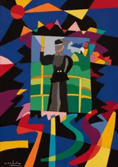 Sissi tanz by Ugo Nespolo, 1987, offered Jun 2022