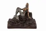 Max Hamlet Sauvage, Il canto della sirena, 1992, autentica on fotografia rilasciata dall'artista n.