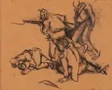 Renato Guttuso, La battaglia di Ponte dell'Ammiraglio - Roma 1950/1951