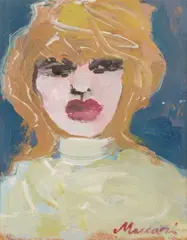 Ritratto Femminile by Mino Maccari, offered Jun 2022