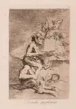 Francisco Goya, Devota profesion, engraving originale ( firmata in lastra) Ottava edizione on dodici