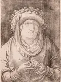 Lucas van Leyden, Vecchio con uva
