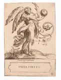 Cherubino Alberti, Angelo con globo dei Medici