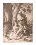 Hendrik Goltzius, La Vergine Con San Giovanni Battista