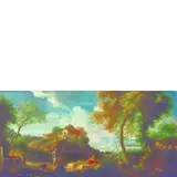 Paesaggio by Jan Frans van Bloemen, oil on canvas, offered Mar 2013
