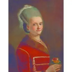 Ritratto di gentiluomo (Antonio Brunelli Bonetti) / Ritratto di Dama by Alessandro Longhi, oil on canvas, offered Mar 2013