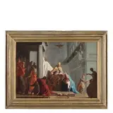 Mattia Bortoloni, La presentazione della Vergine, oil on canvas